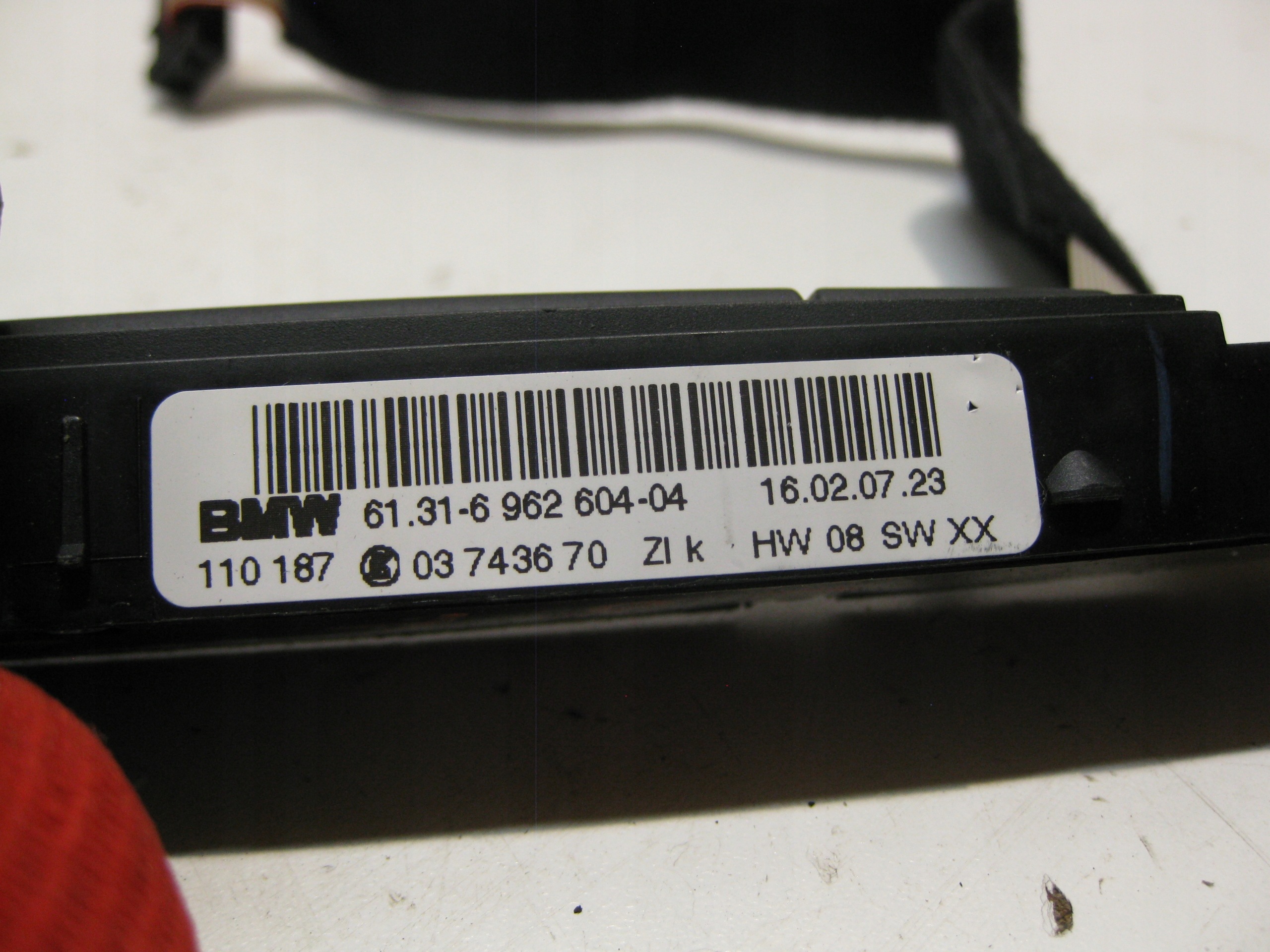 BMW E87 5D 07R PANEL Interrupteur de chauffage Sièges 6962604