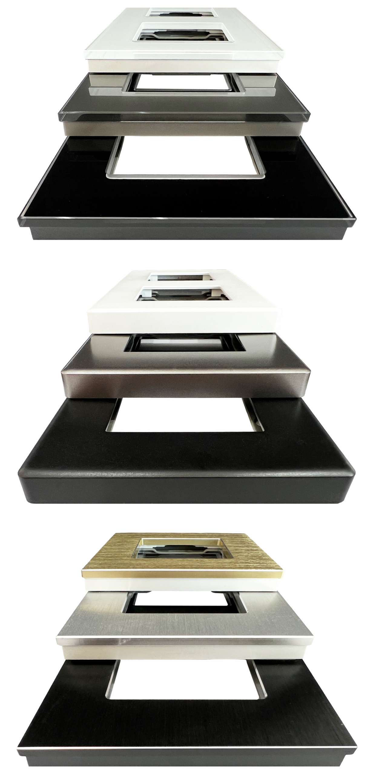 Moduł Podwójne Gniazdo Ładowarka USB Typ A+A 2.4A Szara do Ramek MIUUN Kolor szary