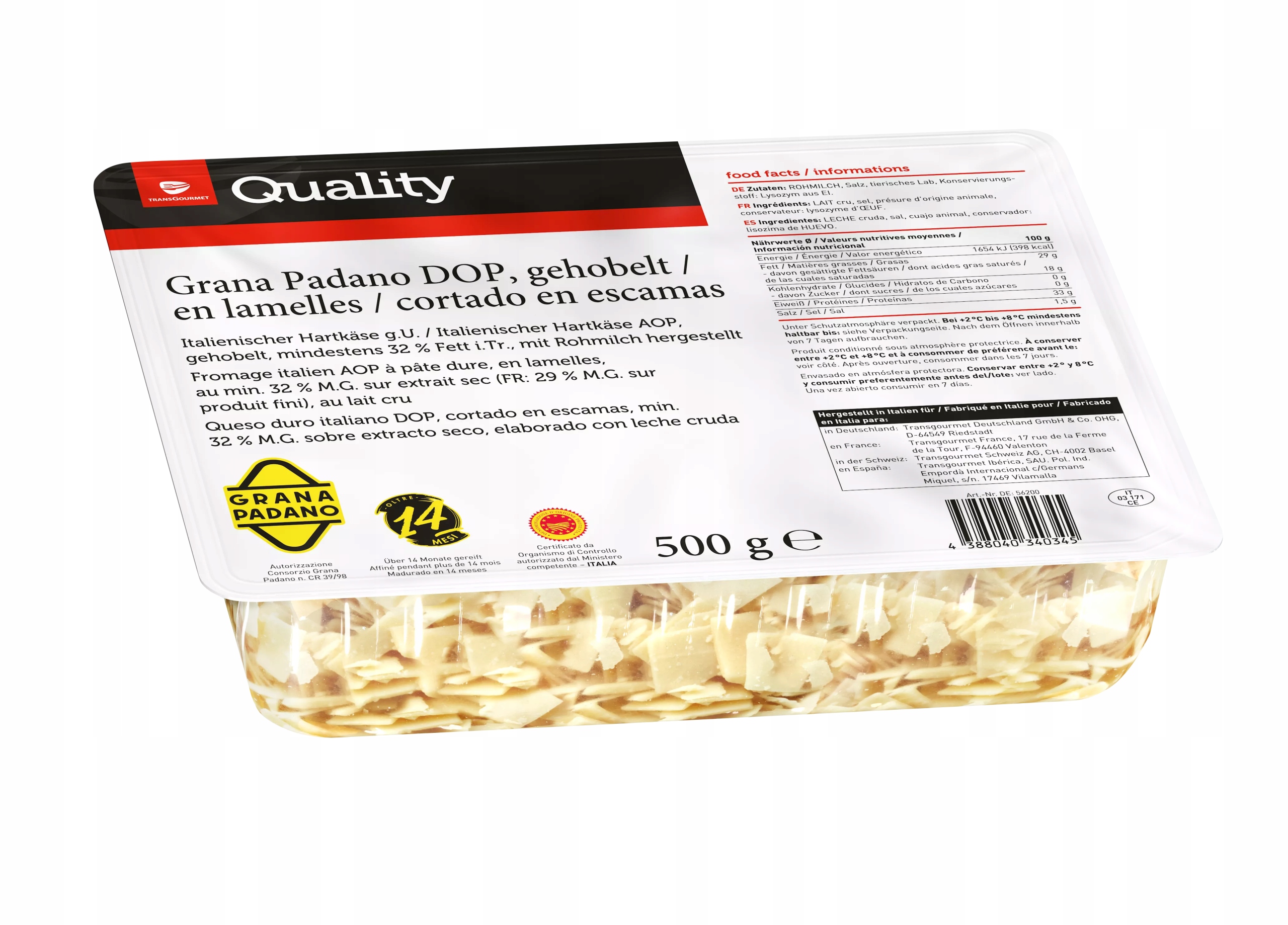 Tgq Grana Padano Dop V Vločkách 500 G