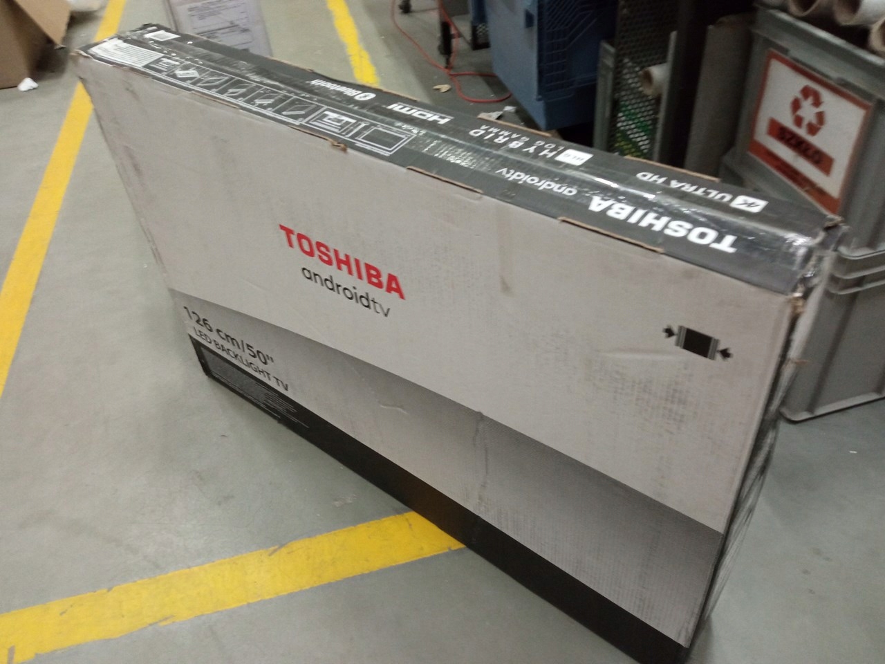 Telewizor TOSHIBA 50UA2063DG UHD AndroidTV-uszkodzone Marka Toshiba