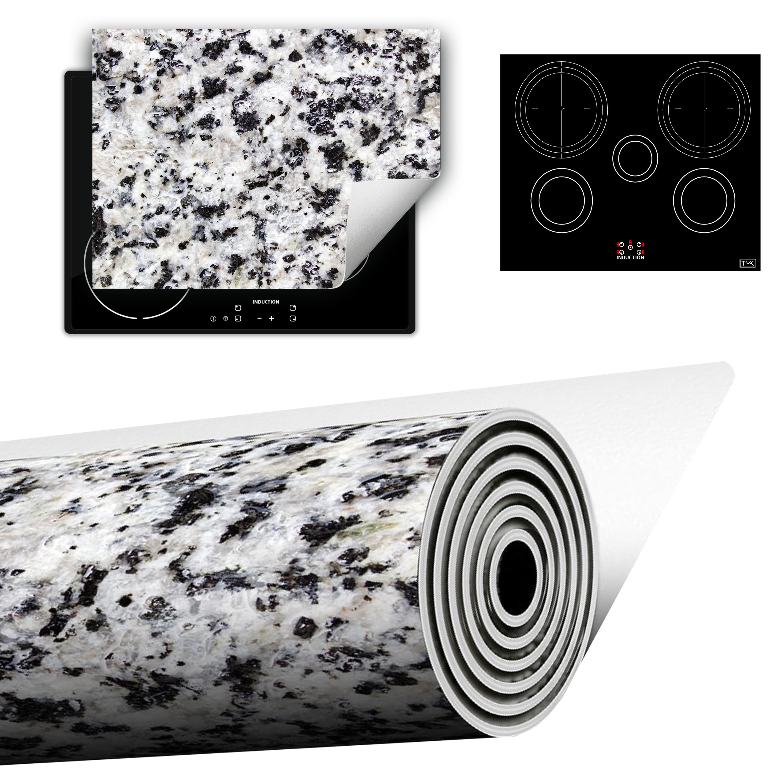 Vinylová Podložka Do Kuchyně Více Místa 70x52 granit
