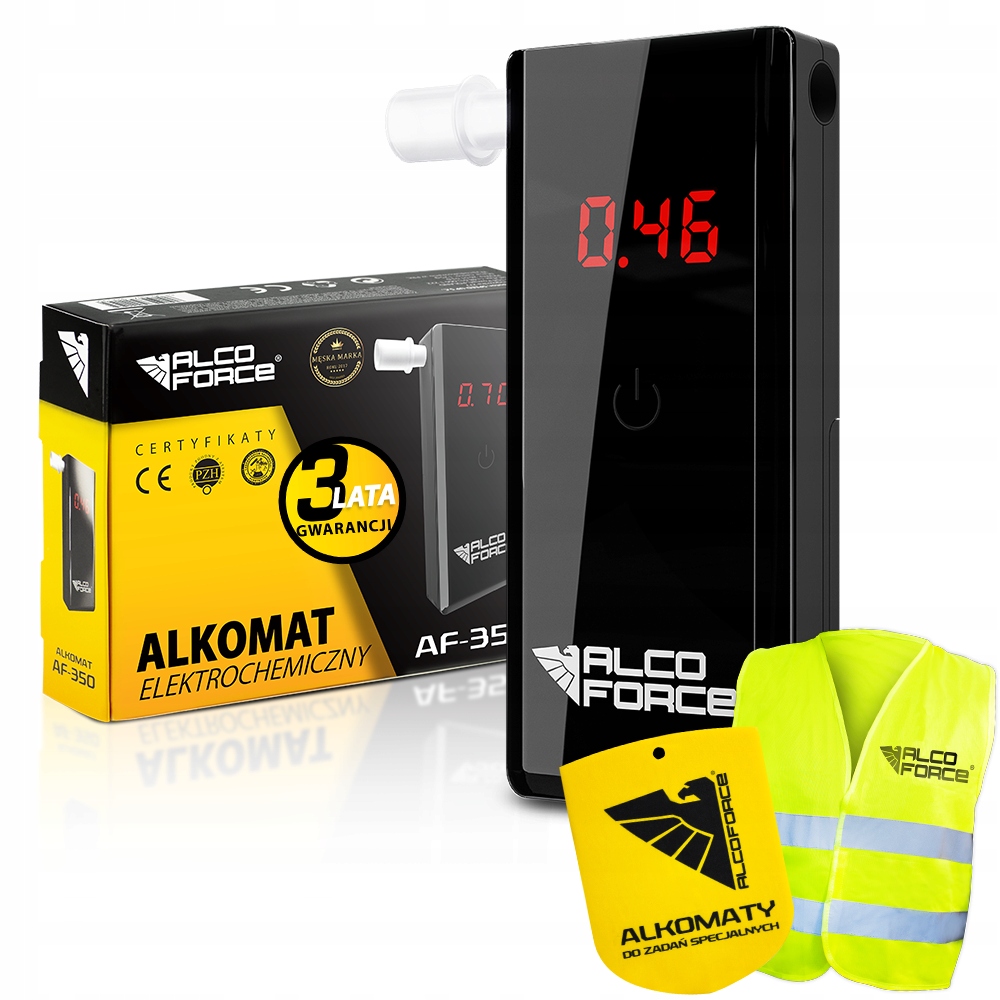 

Alkomat AlcoForce AF-350 kalibracja ustniki