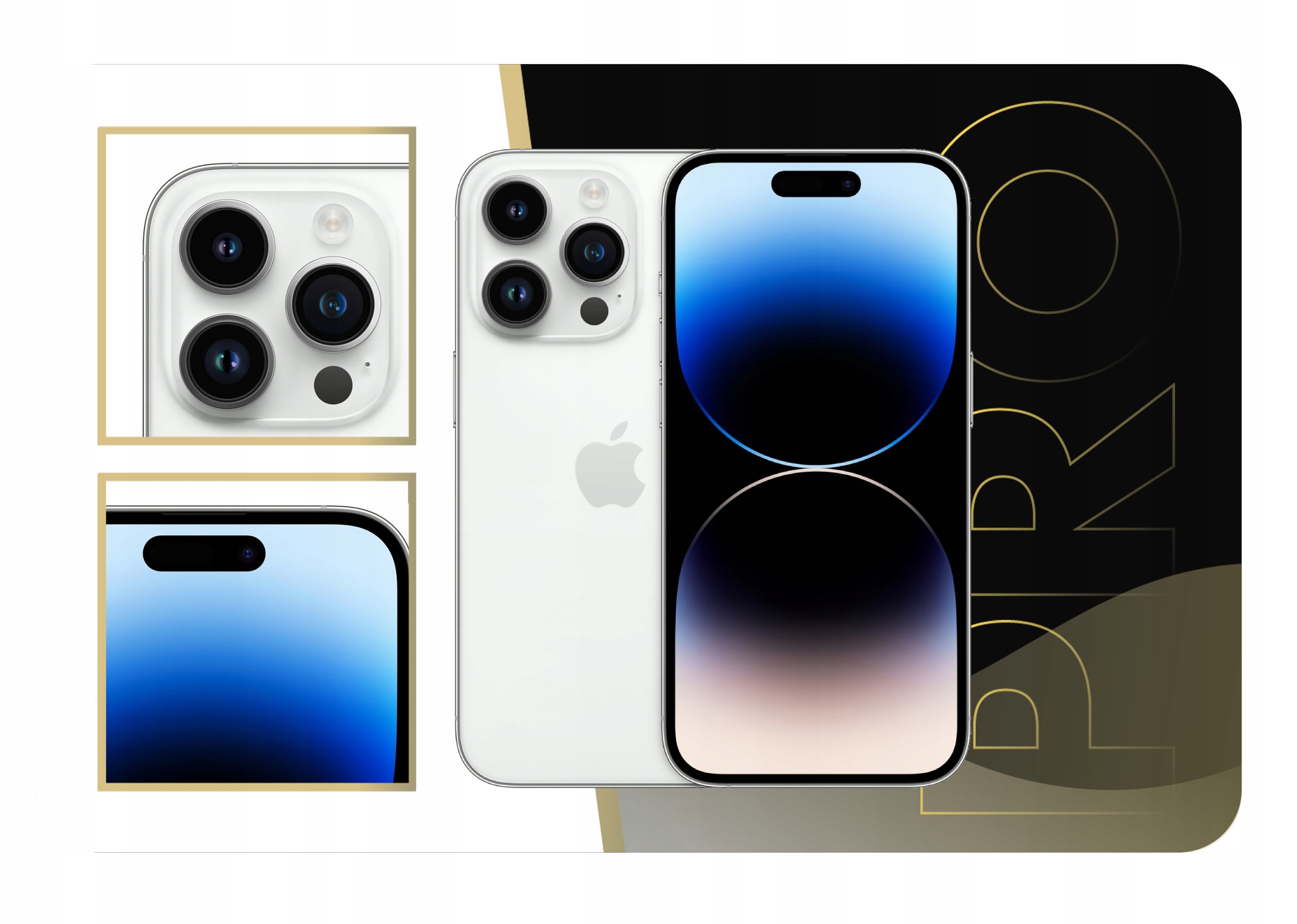SMARTFON APPLE IPHONE 14 PRO 128GB SREBRNY | GRATISY | GWARANCJA | JAK NOWY Transmisja danych 5G