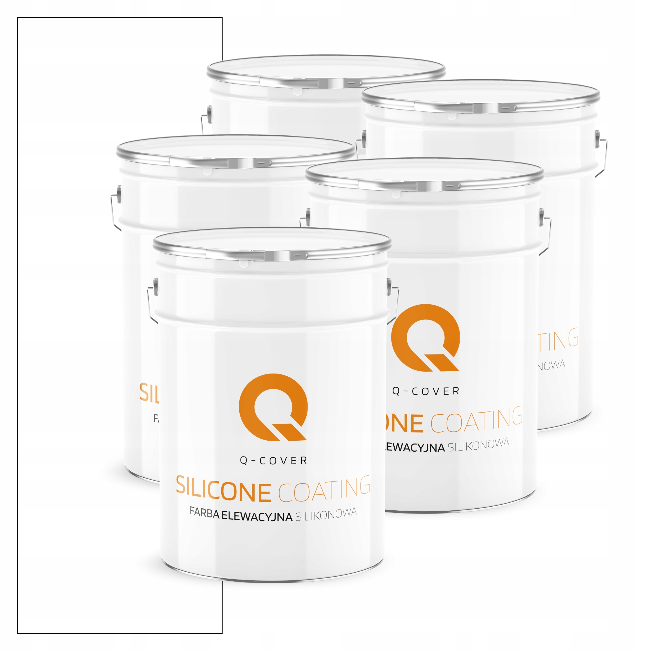 Fasádna Fasádová Farba Silikónová 10L Farba Biela Snežná F103 Uv