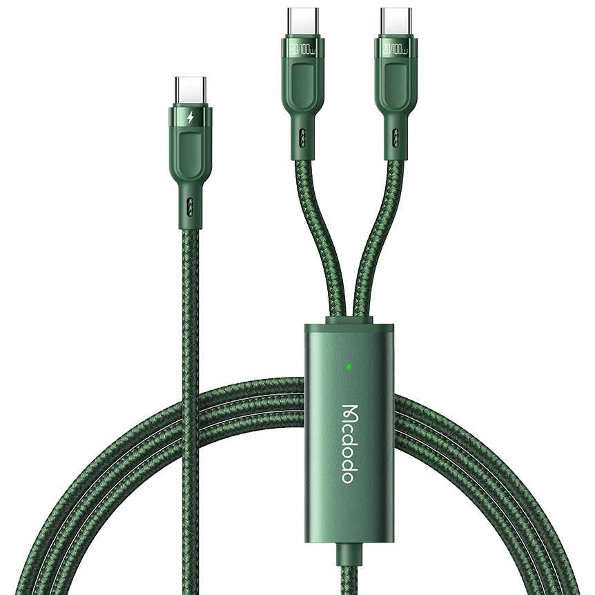 Mcdodo MCDODO MF KABEL 2W1 USB-C 100W 1,2M CA-7471 | mimovrste=)