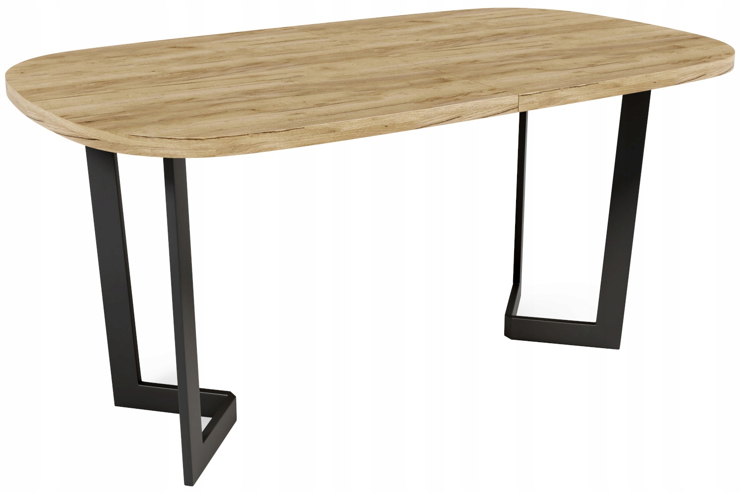 

Stół duży owalny metalowe nogi loftowy 160-260cm