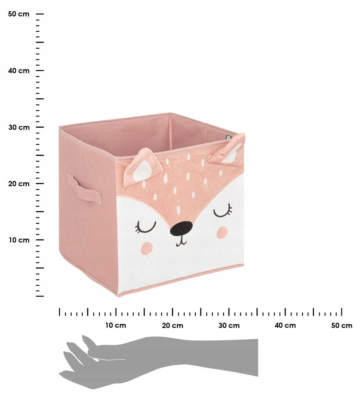 Pojemnik na zabawki DLA DZIECI Różowy Pudełko Marka Atmosphera