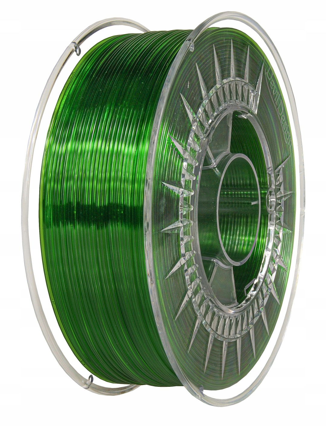 Filament Petg Green Transparent Zielony 1,75mm 1kg
