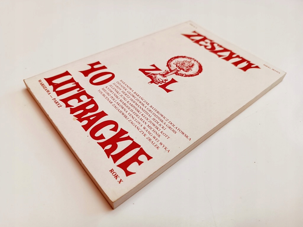 ZESZYTY LITERACKIE 40 Rok X 1992 nr. 4 Wydawnictwo Agora