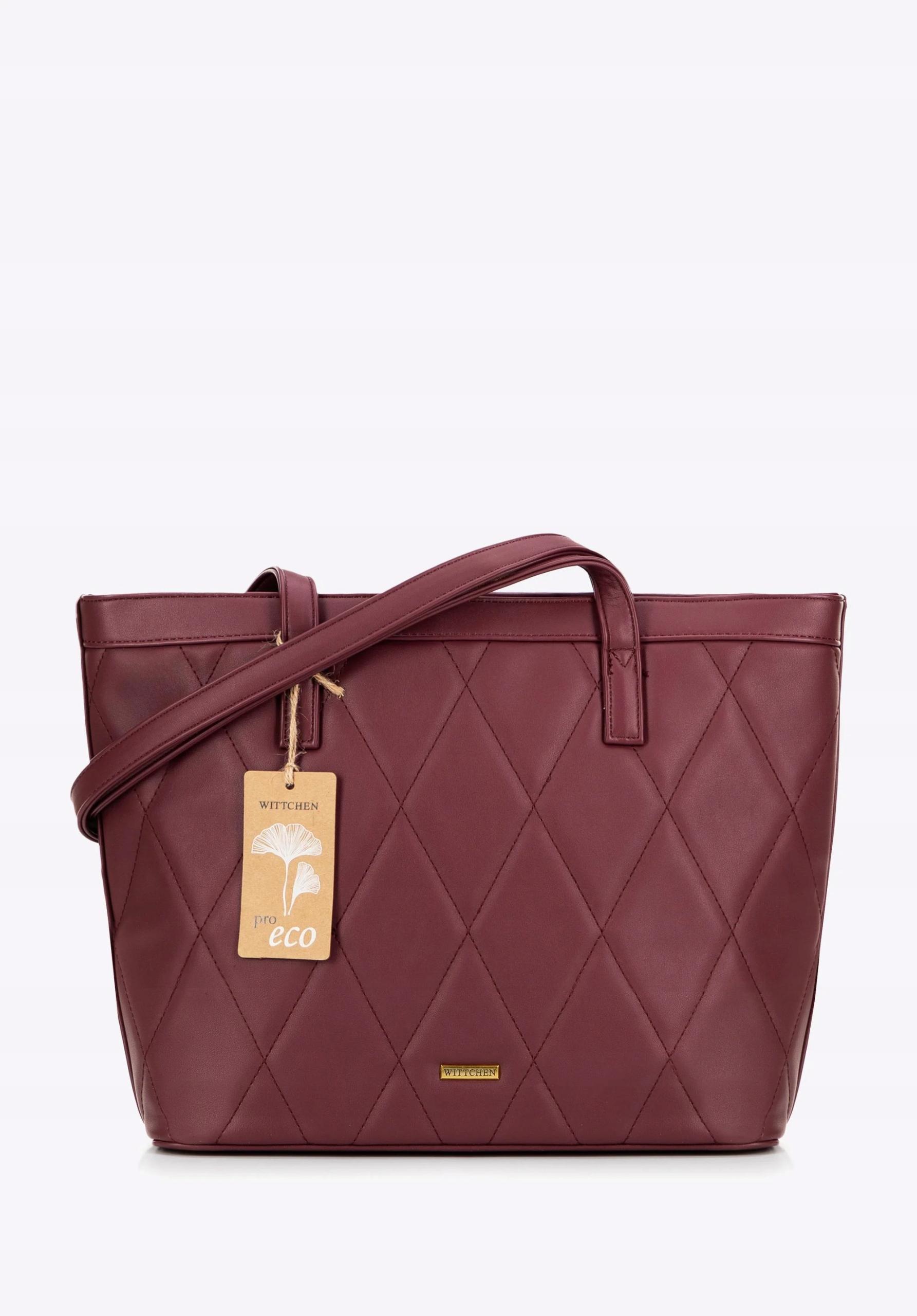 Velká dámská shopperka s geometrickým prošíváním Wittchen 99-4Y-211-3