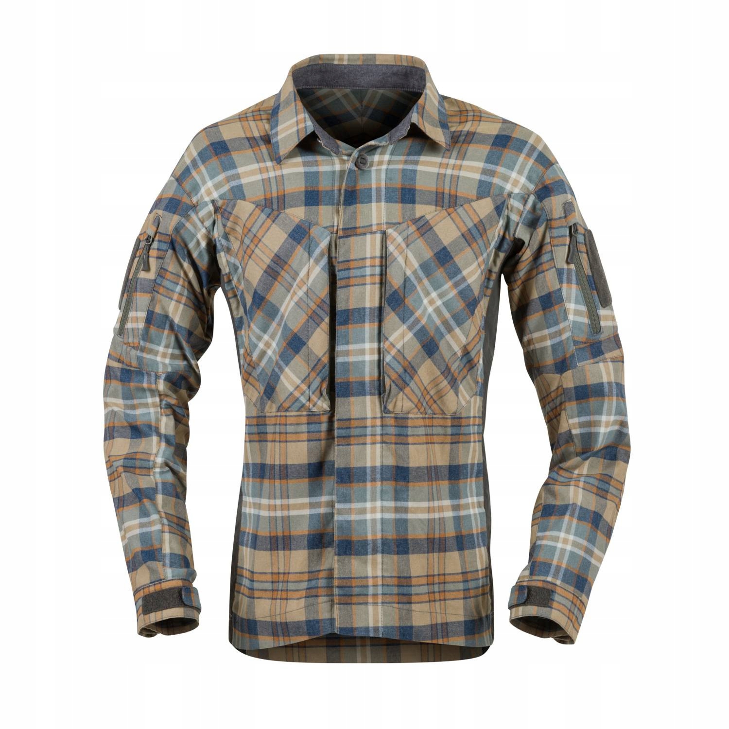 Koszula Helikon MBDU Flannel Ginger Plaid XL Rękaw długi rękaw