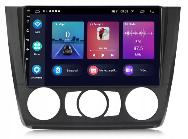 Gps A Android Navigace Bt Bmw 1 E81/E82/E87/E88 Carplay 4GB 64GB