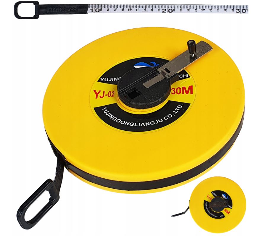 

30M Miara Taśma Miernicza Metrówka Zwijana Miarka