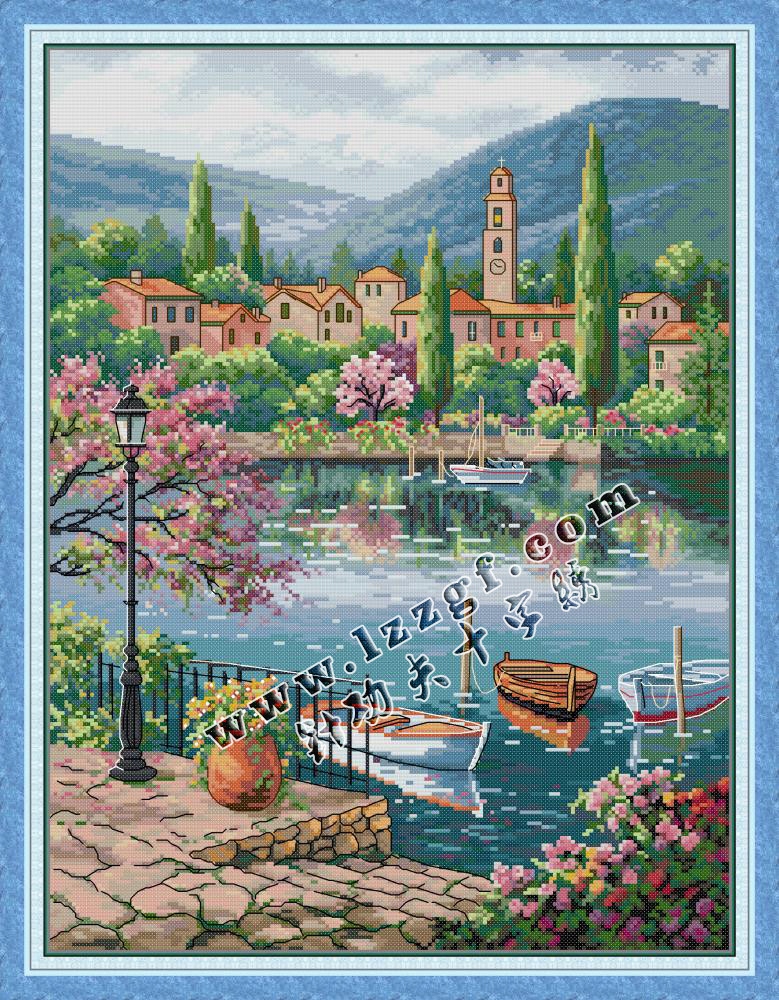 Křížková výšivka počítaná sada (kanva, mulina)