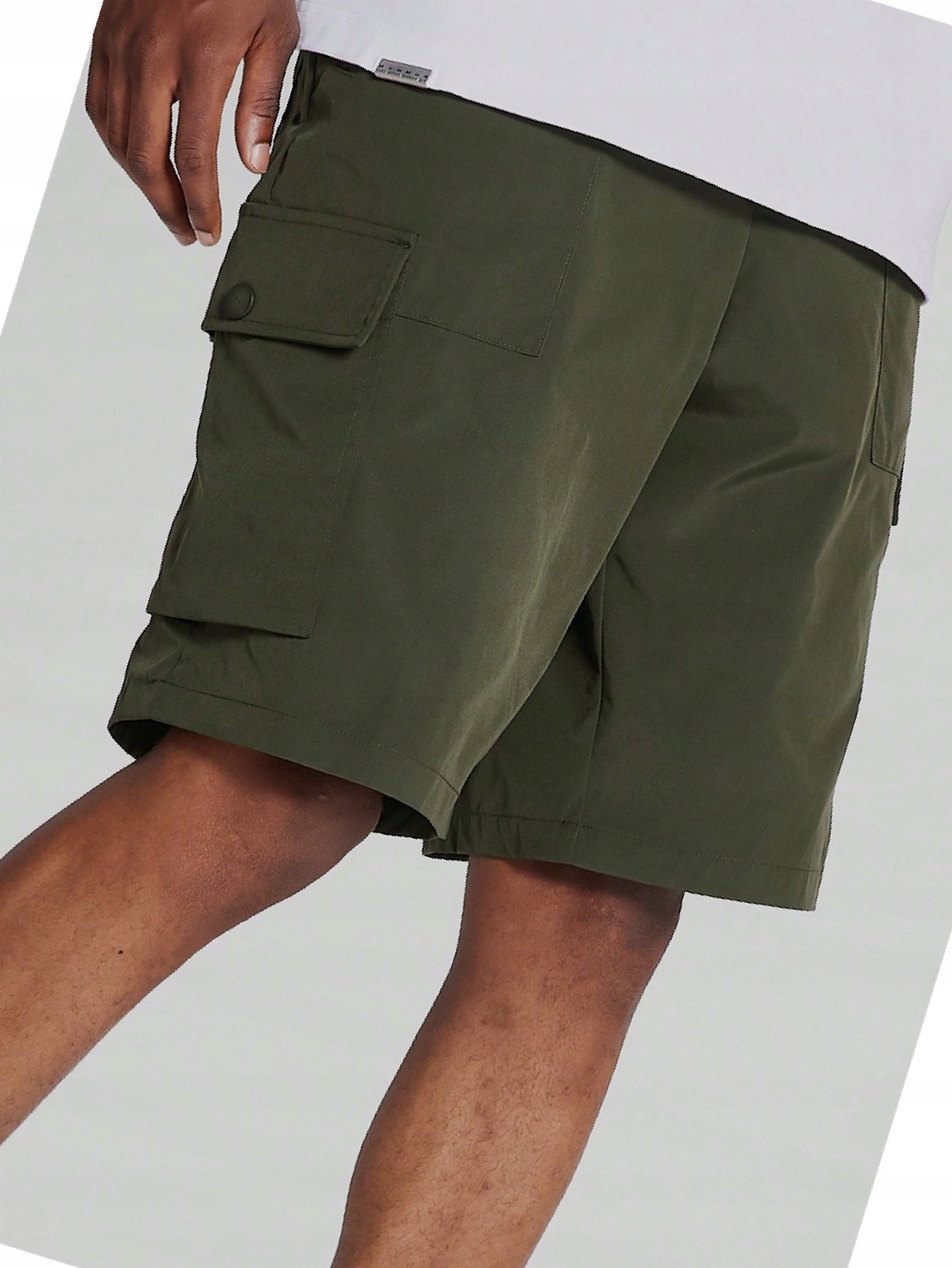 Kraťasy Kapsáče s kapsami na zip Zelené Casual Sumwon M