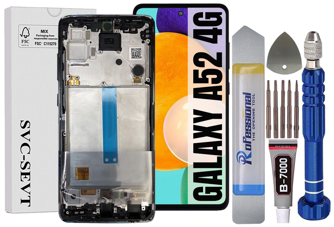 Displej Pro Samsung Galaxy A52 4G A525 Originální Oem Obrazovka +rámeček