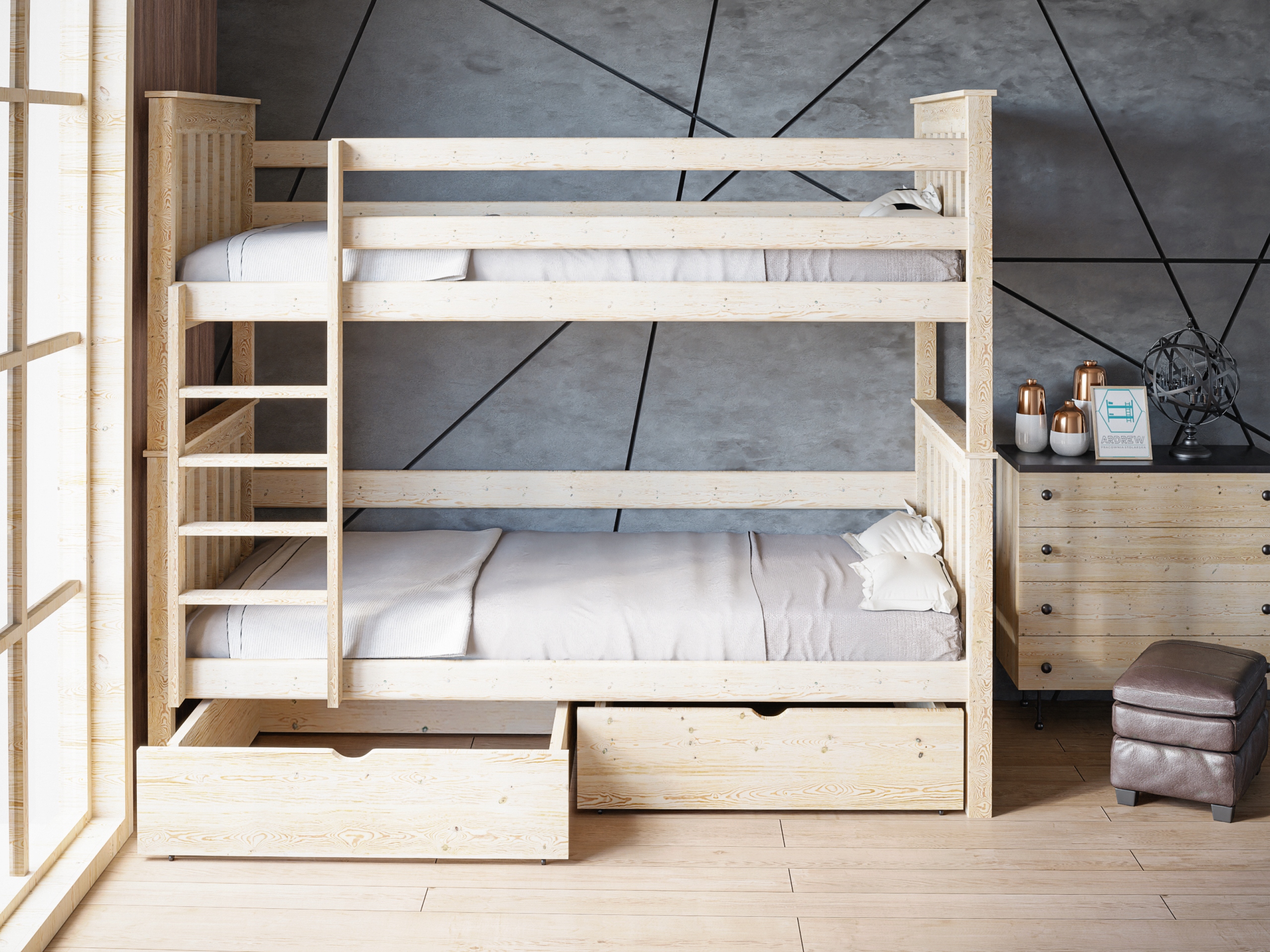Łóżko piętrowe ULA Marka Ardrew