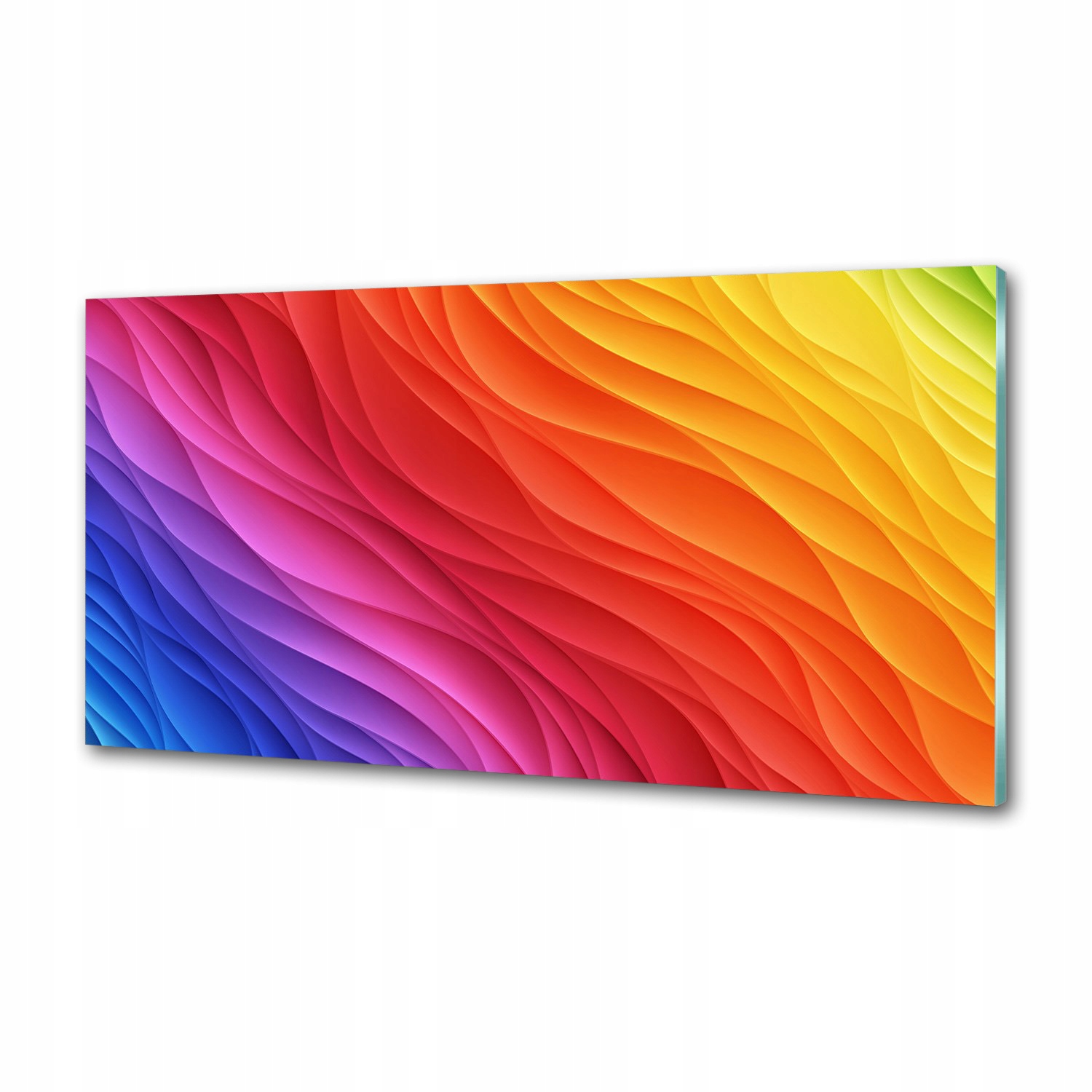 Panel do kuchyne Farebné vlny 120 x 60 cm Lepidlo