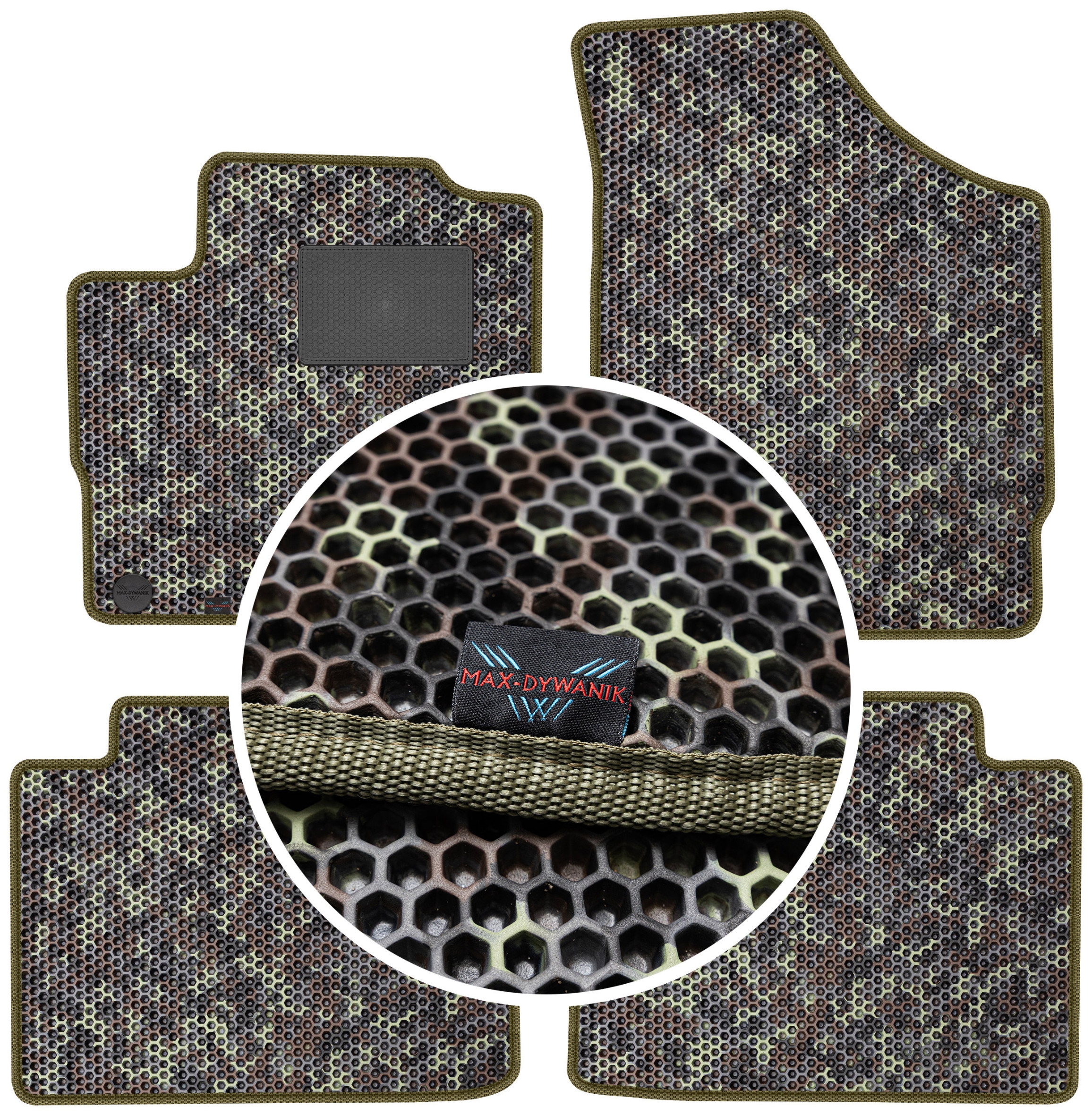 Hyundai ix55 2006-2012 Gumové koberce Eva Maskáč