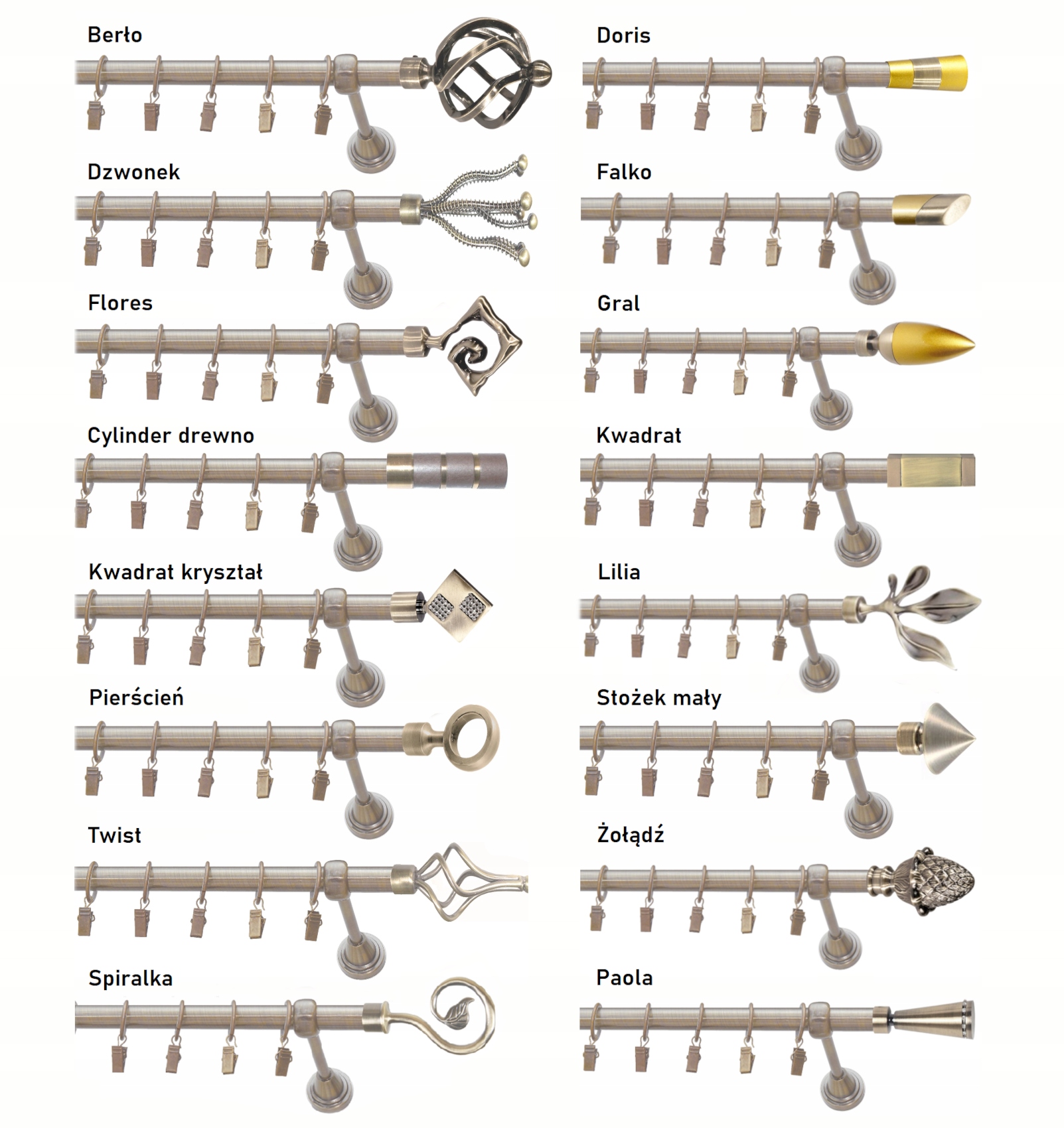 Karnisz sufitowy NA WYMIAR pojedynczy 16 mm ciche żabki Marka Rolmajster