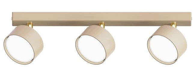Stropní svítidlo na omítku, spot lustr Capri, béžová, stropní lampa do obývacího pokoje