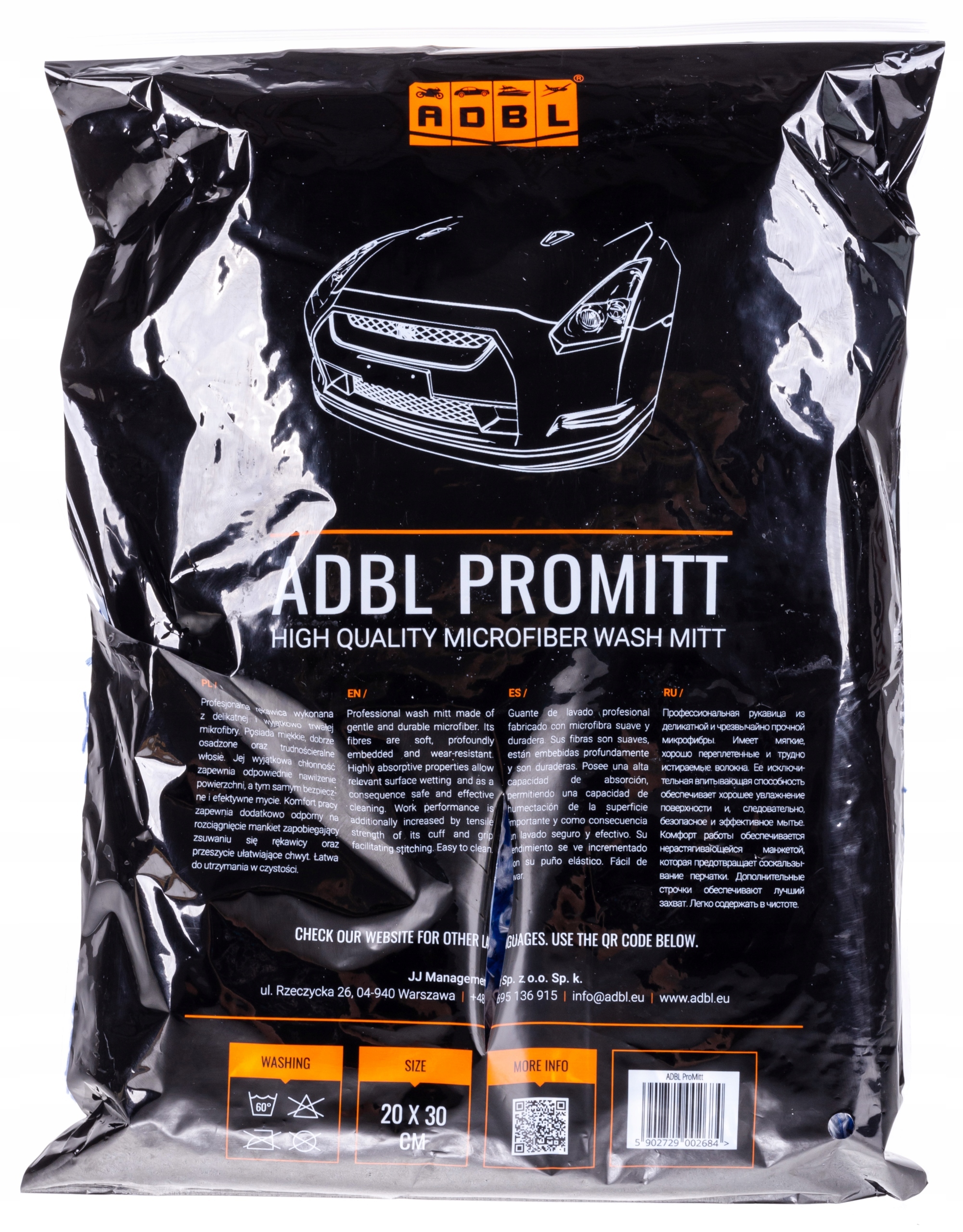 ADBL PROMITT RĘKAWICA DO MYCIA AUTA Z MIKROFIBRY Kod producenta 7149-uniw