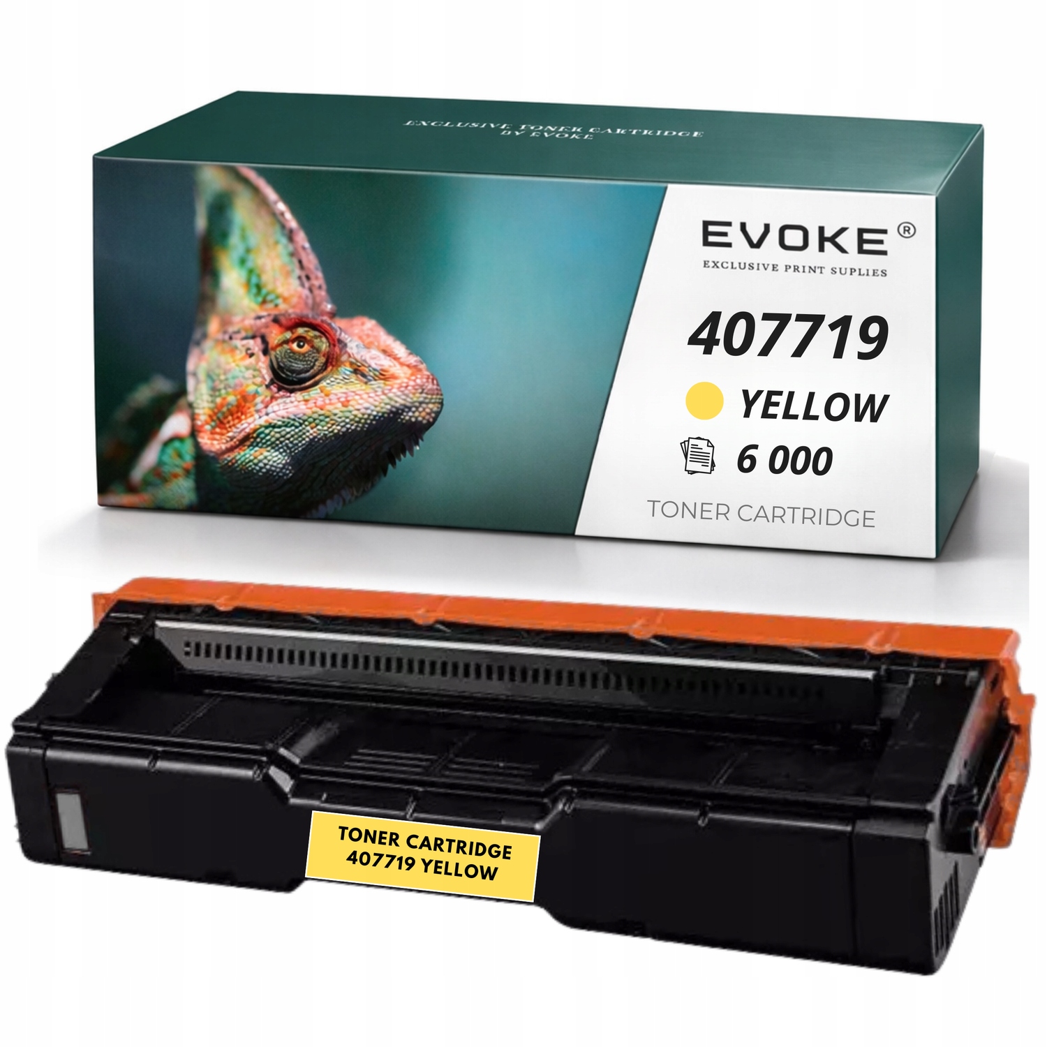 Toner pro Ricoh SPC252E Y 407719 žlutý 6000 stran Sp C252dn C252DNw C252sf