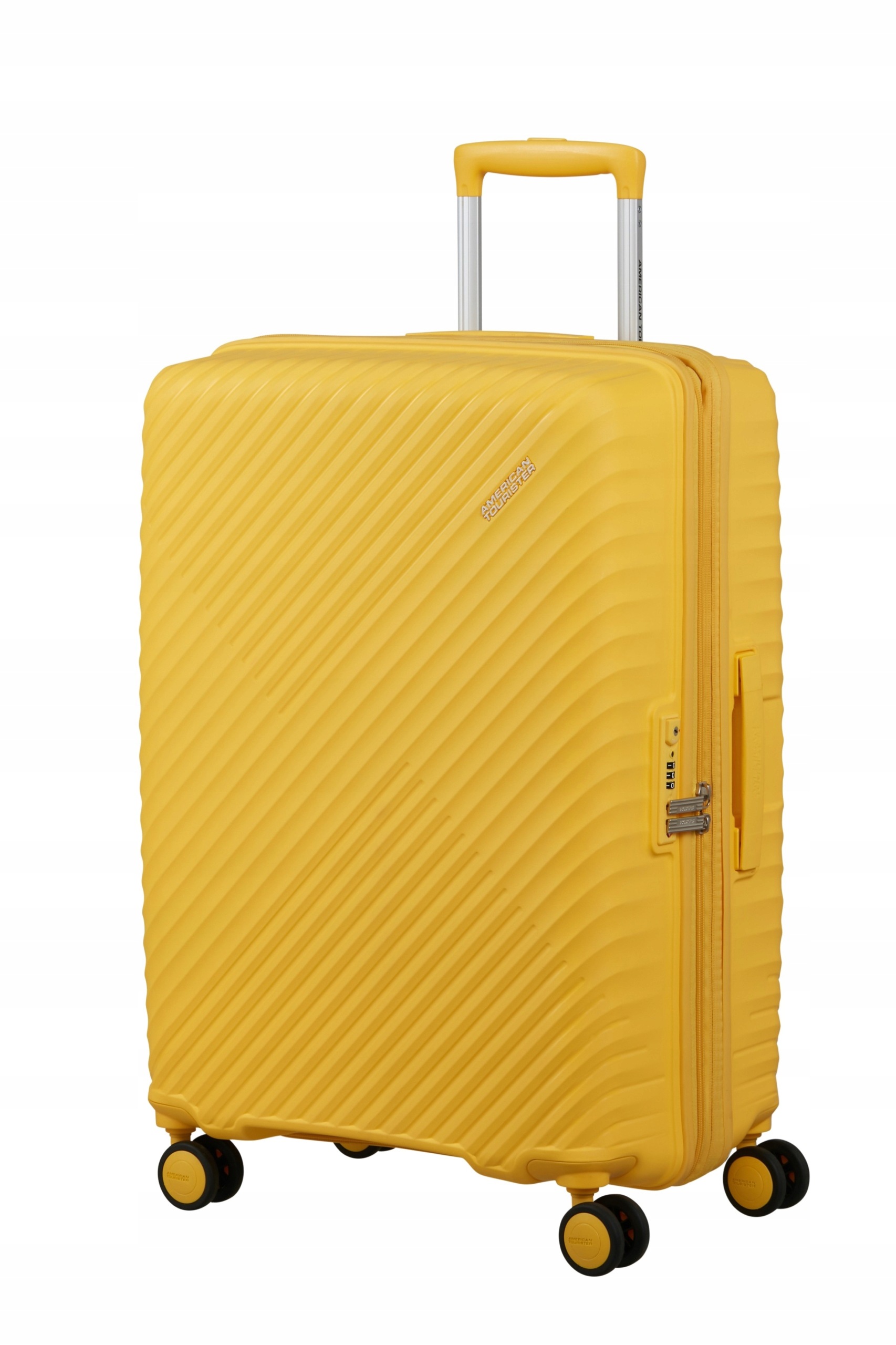 Walizka średnia 68 cm American Tourister Diablast żółta