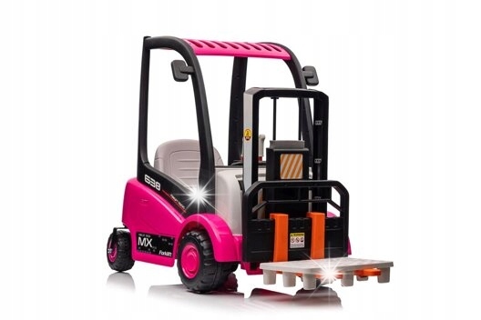 Wózek Widłowy Na Akumulator XMX638 Różowy