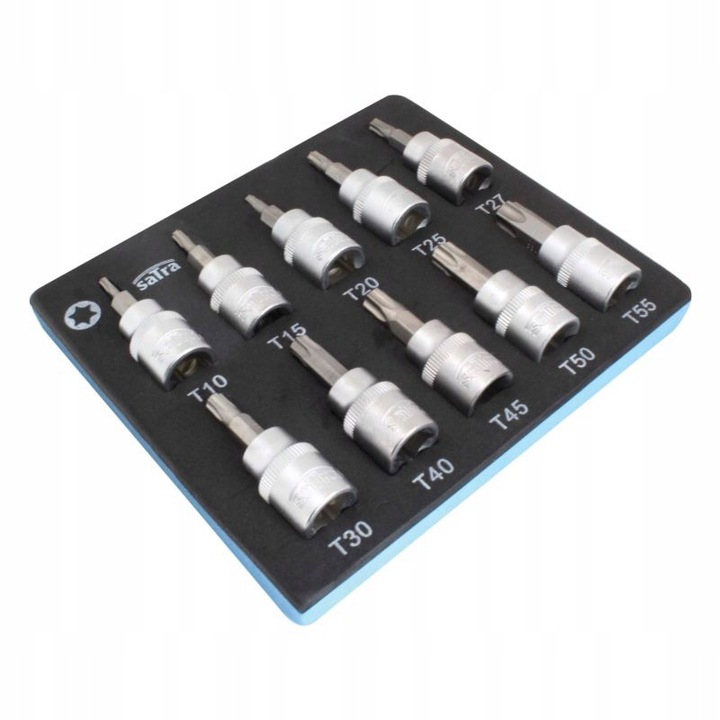 Zestaw Nasadek Torx Tamper 3/8" 10 Szt Satra S-H138WT