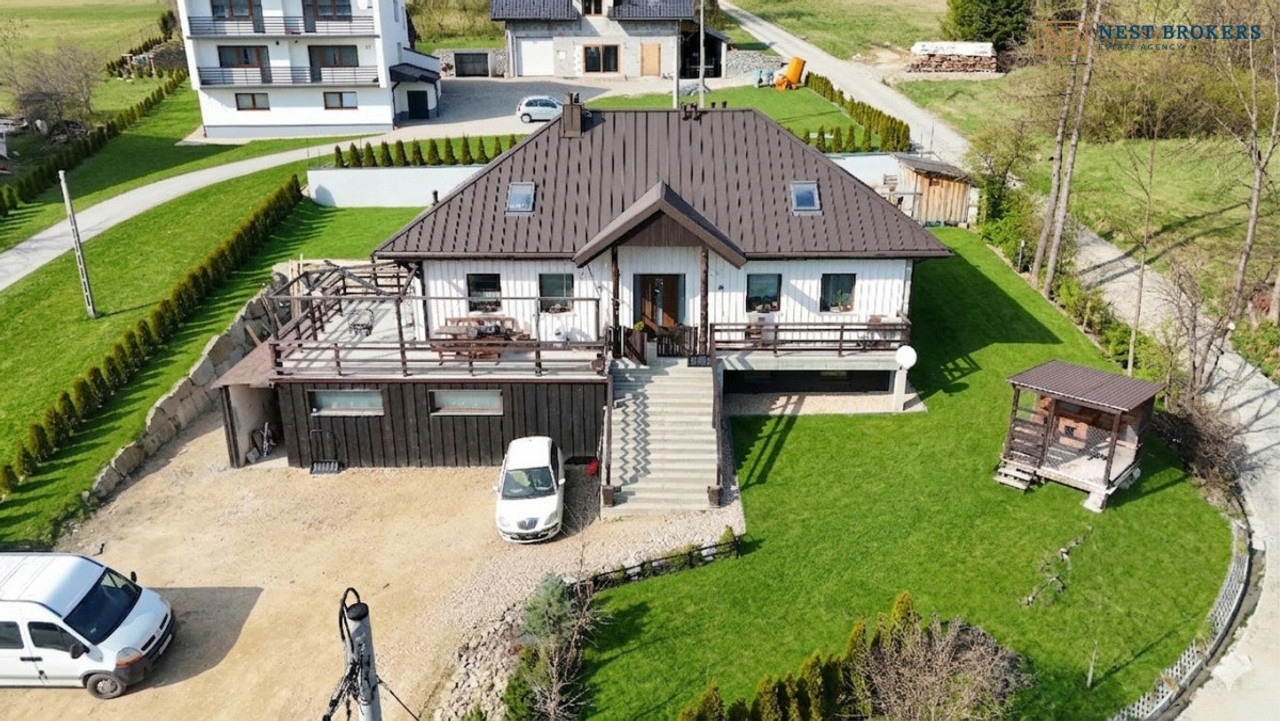 Dom, Łętownia, Jordanów, Suski, 298 m²