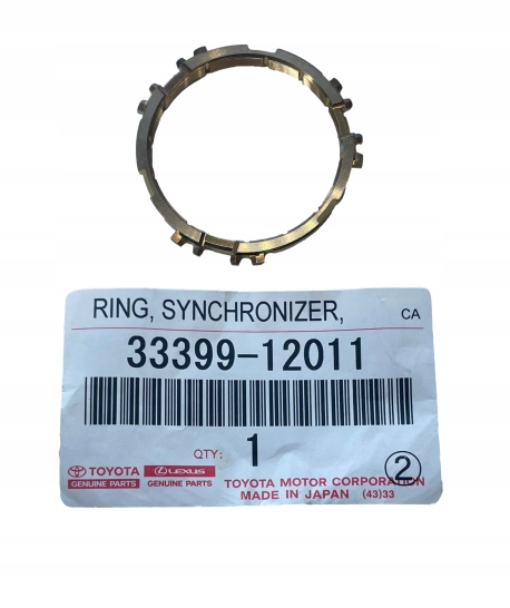 ORYGINALNY PIERŚCIEŃ SYNCHRONIZATORA 5 BIEGU TOYOTA 33399-12011