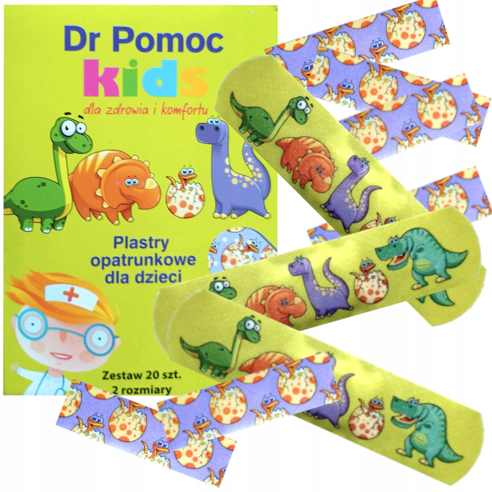 

Dr Pomoc Plastry Opatrunkowe Kids Dla Dzieci ziel