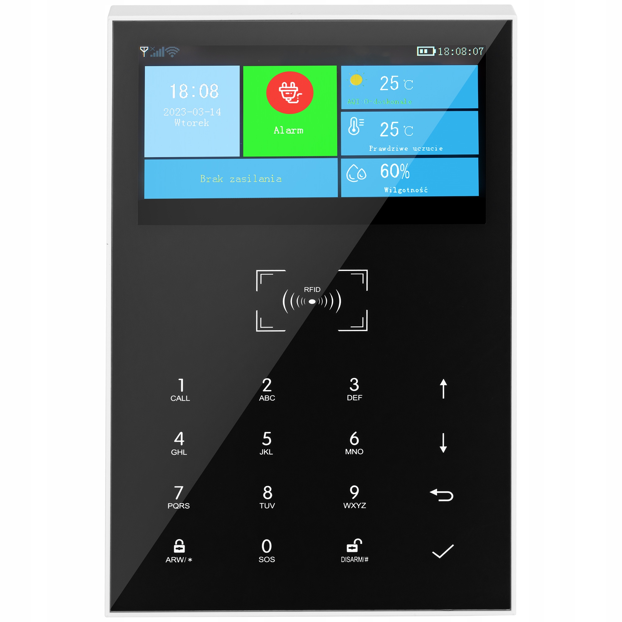 ALARM BEZPRZEWODOWY DOMOWY GSM PL CZUJNIKI RUCHU Stan opakowania oryginalne