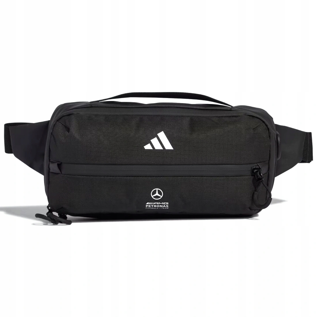 Ledvinka Mercedes-AMG Petronas F1 adidas 2026 Engineers Waist Bag černá