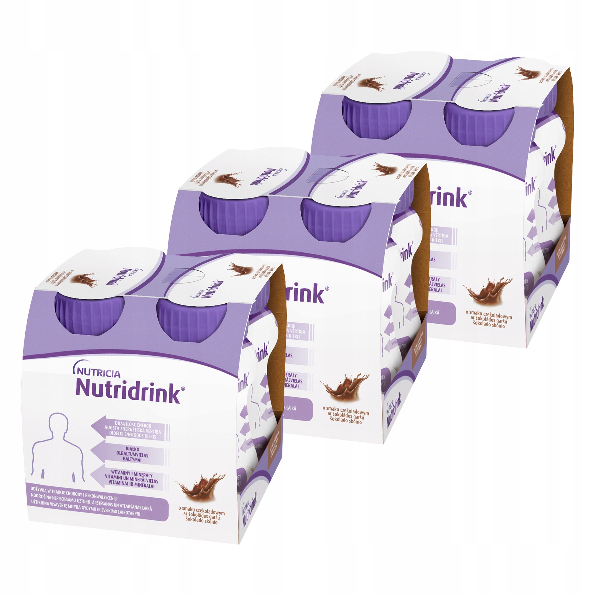 Nutridrink o smaku czekoladowym 12 x 125 ml