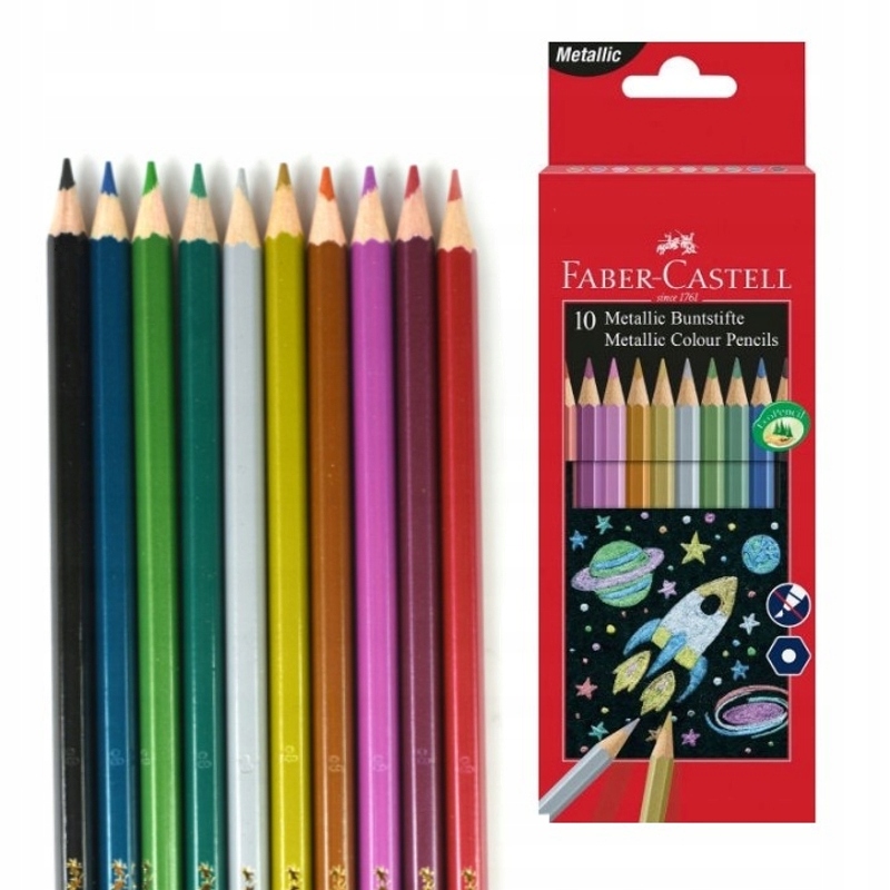 

Kredki Metaliczne Faber-Castell Szkolne