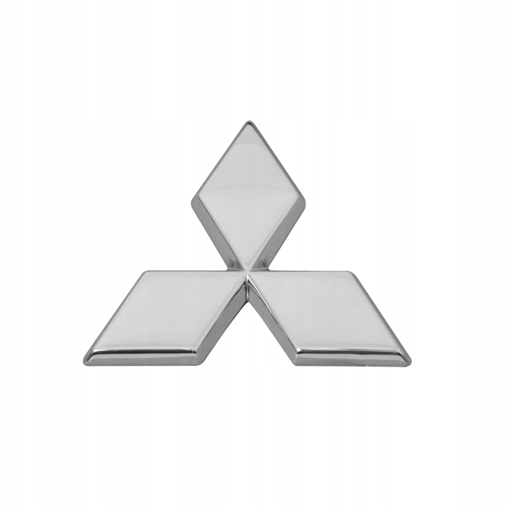 Znaczek Mitsubishi na klapę chrome Pajero III IV Pajero Sport MR971337