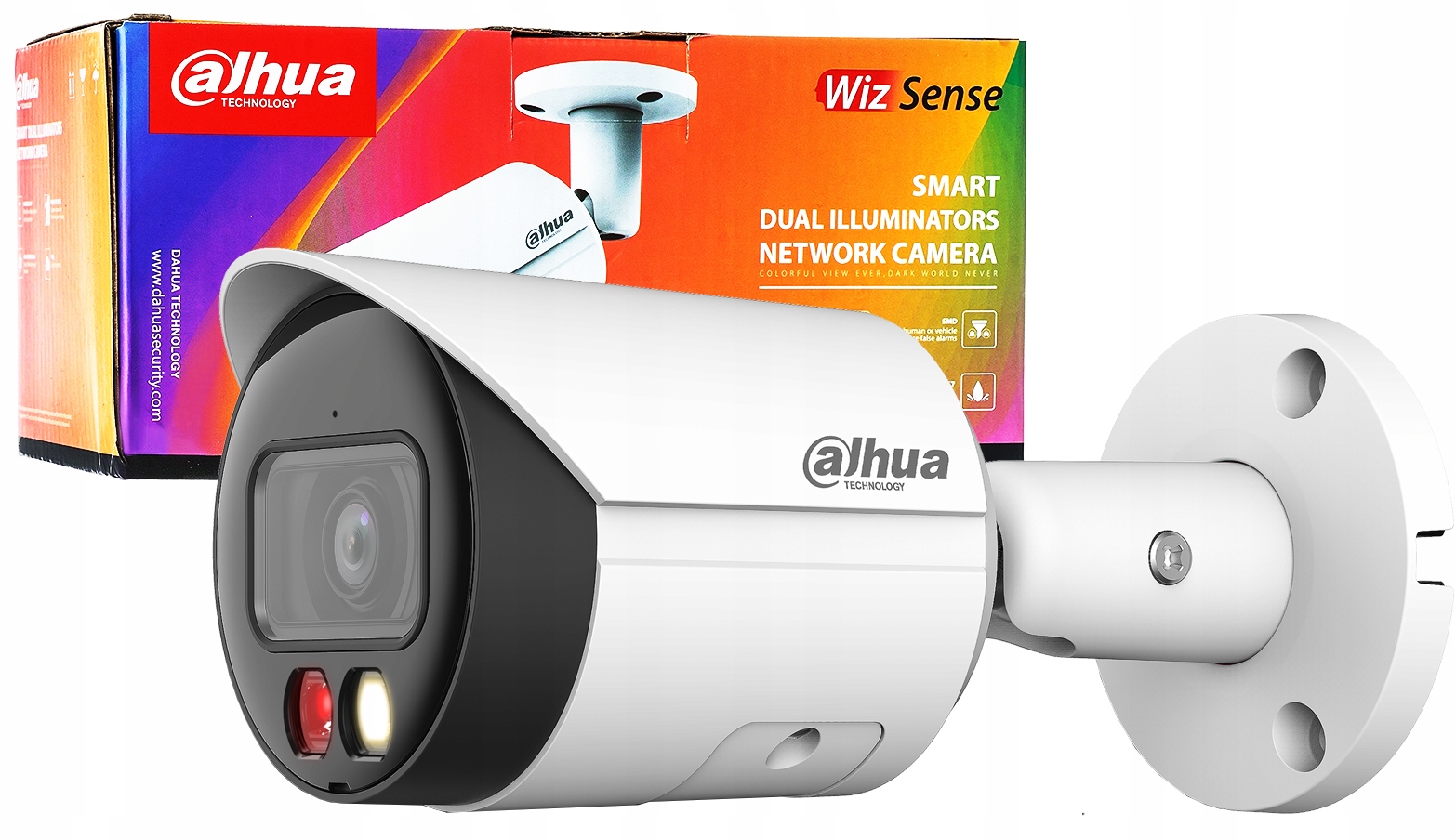 Kamera Ip 5Mpx IPC-HFW2549S-S-IL-0280B Dahua Smart Dual Light Wizsense