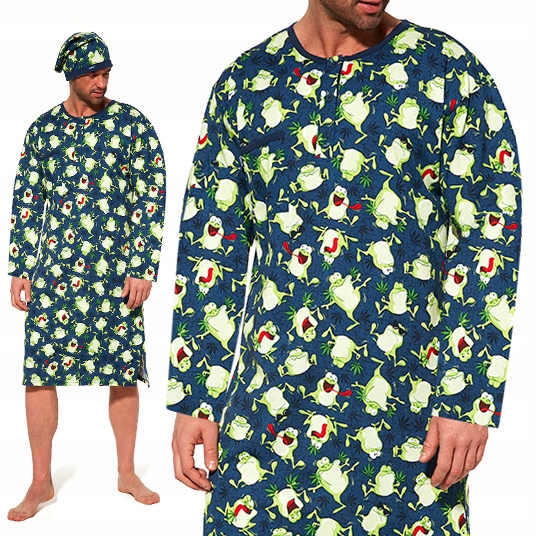 

Cornette Koszula Nocna męska Szlafmyca r. XL