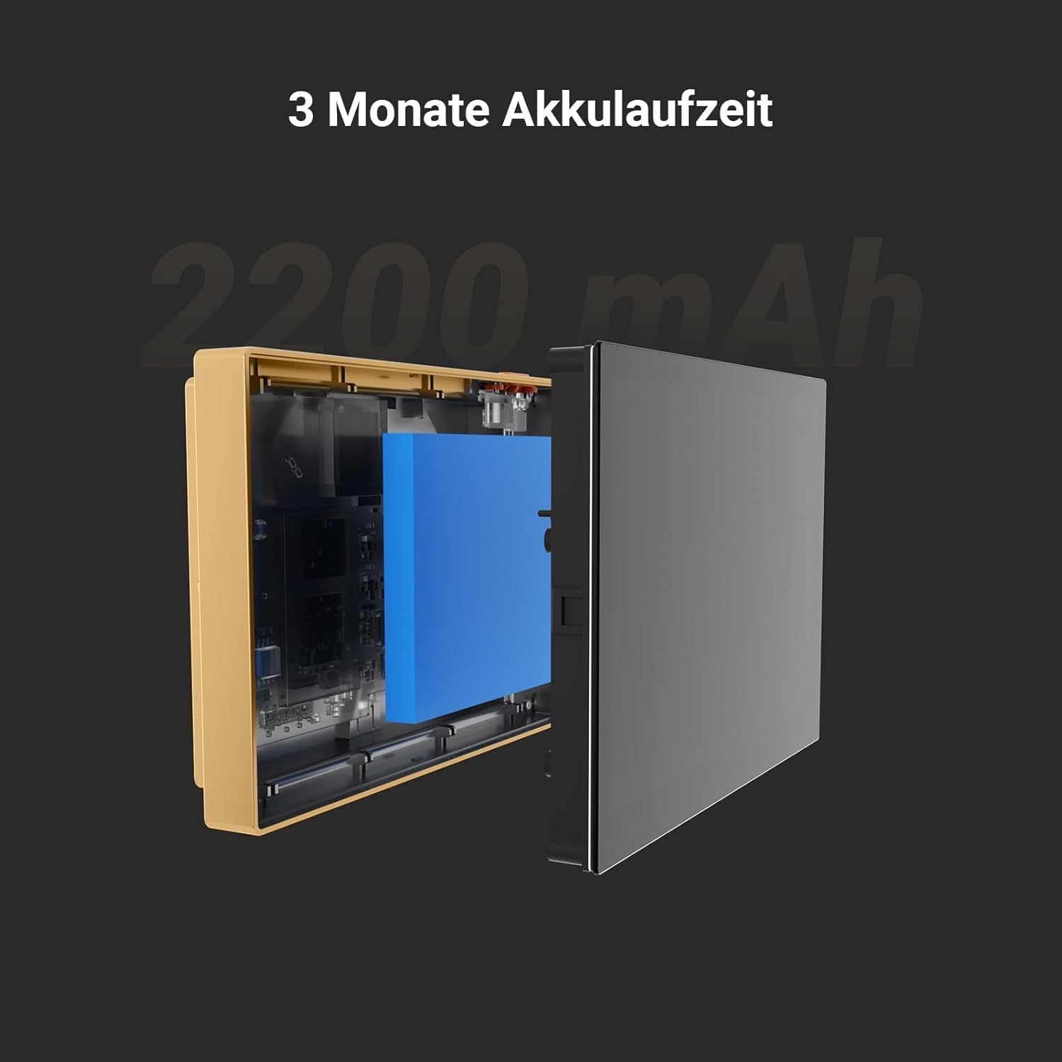 EZVIZ CP2 Wizjer Drzwi WLAN 4,3 Cala Kamera 2MP 146° 2200mAh Złoty — miniatura 9