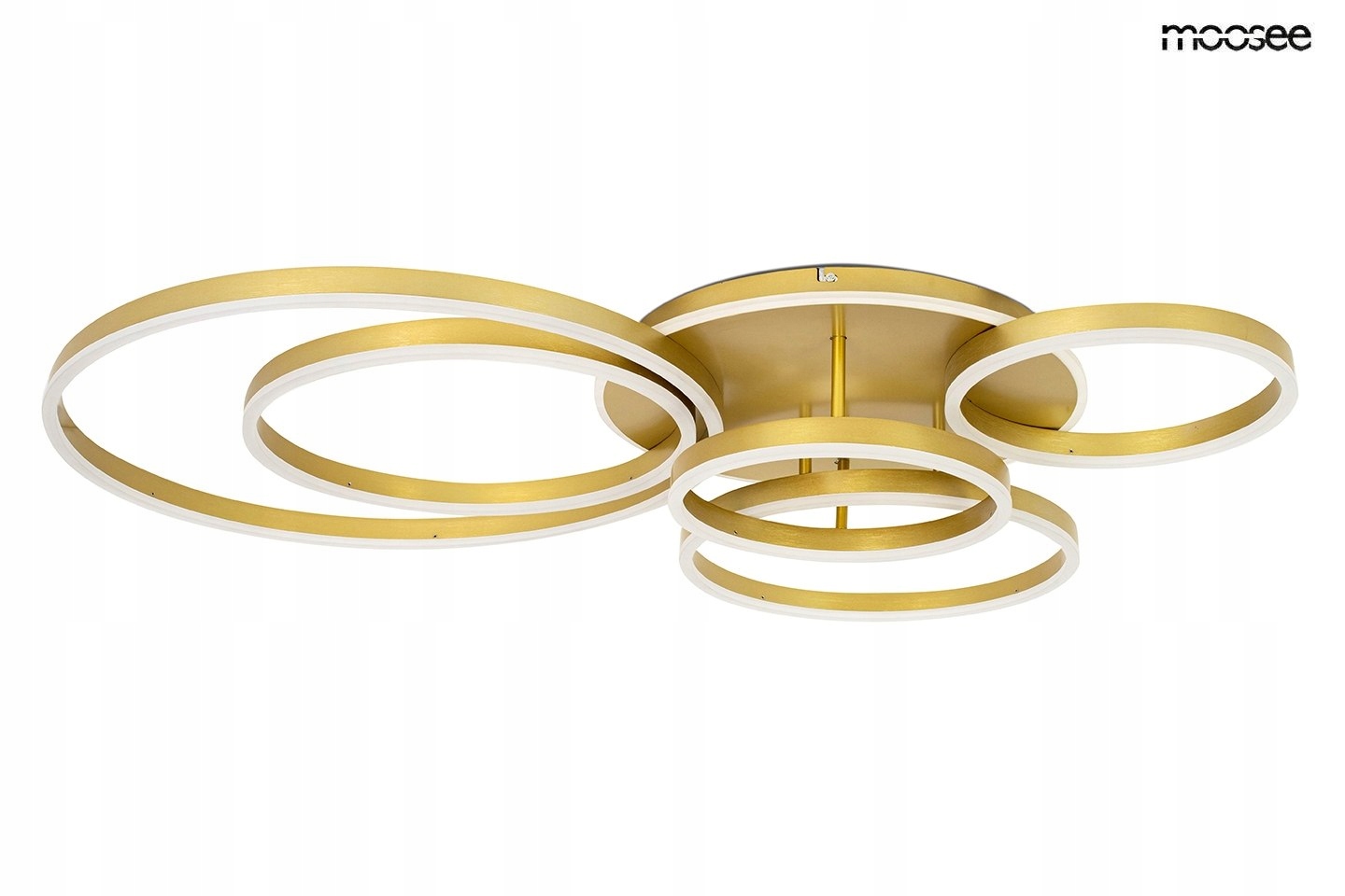 Moosee lampa sufitowa plafon Rings 6 złota