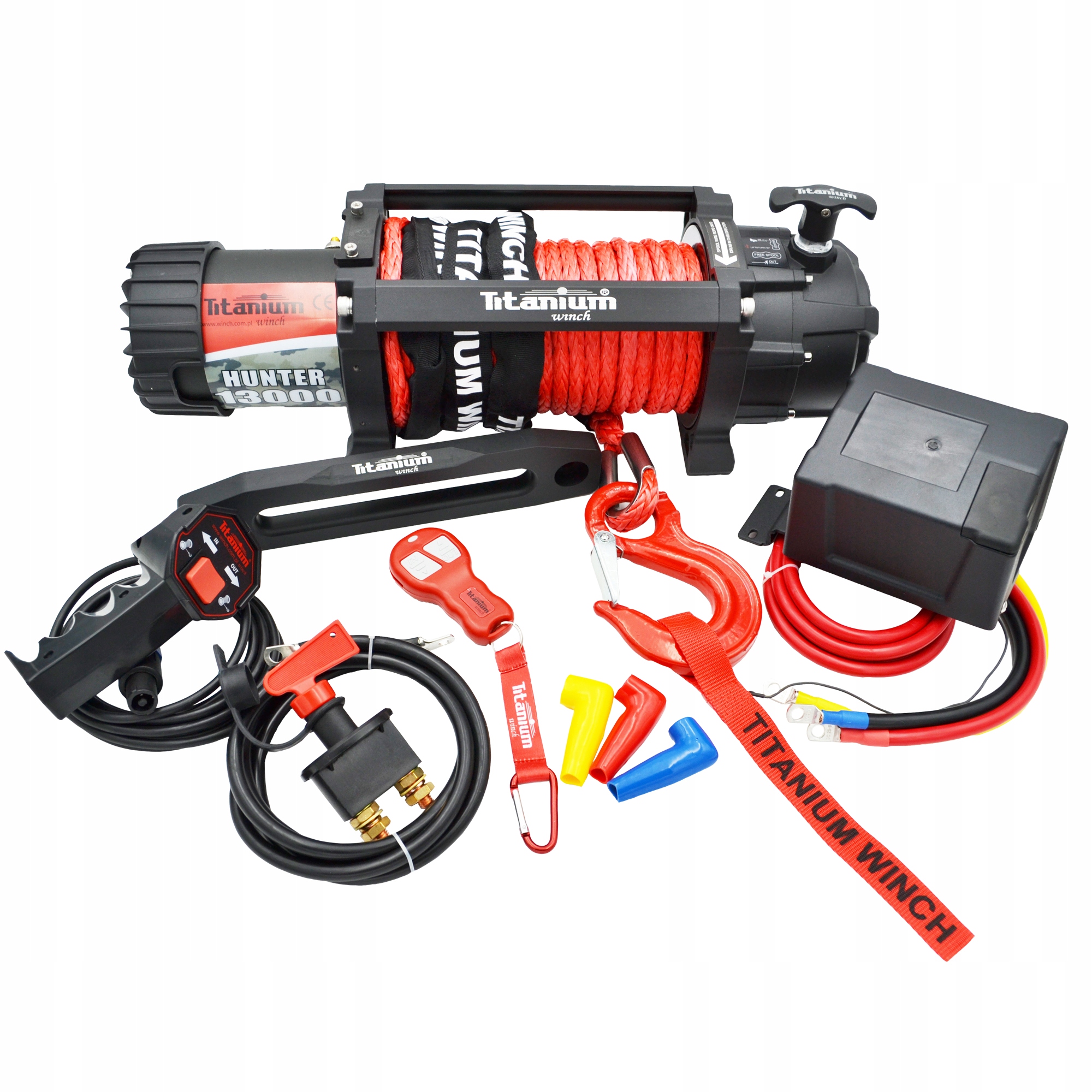 Wyciagarka Titanium WInch Hunter 13000 Syntetyk