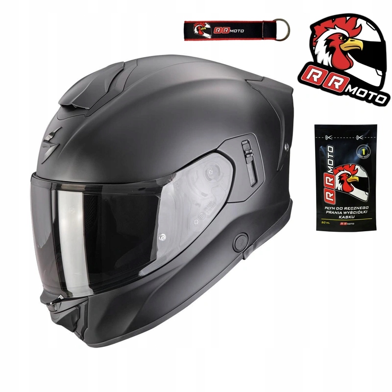 Integrální přilba Scorpion EXO-530 Air Solid Matt Black černá matná