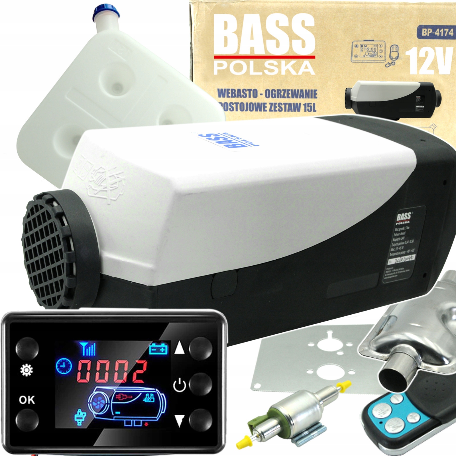 BP-4174 - СТОЯНКОВИЙ ОБІГРІВАЧ LCD НАГРІВАЧ КОМПЛЕКТ 12V