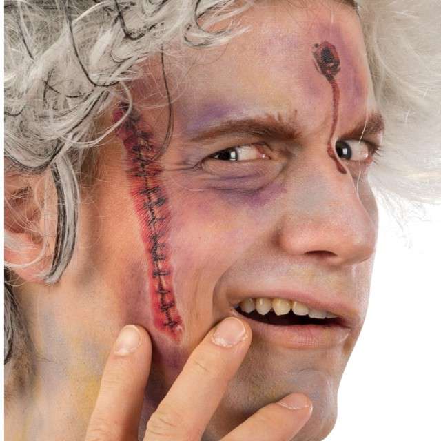 TATUAŻ wodny jednorazowy MIX RANA SZYTA halloween