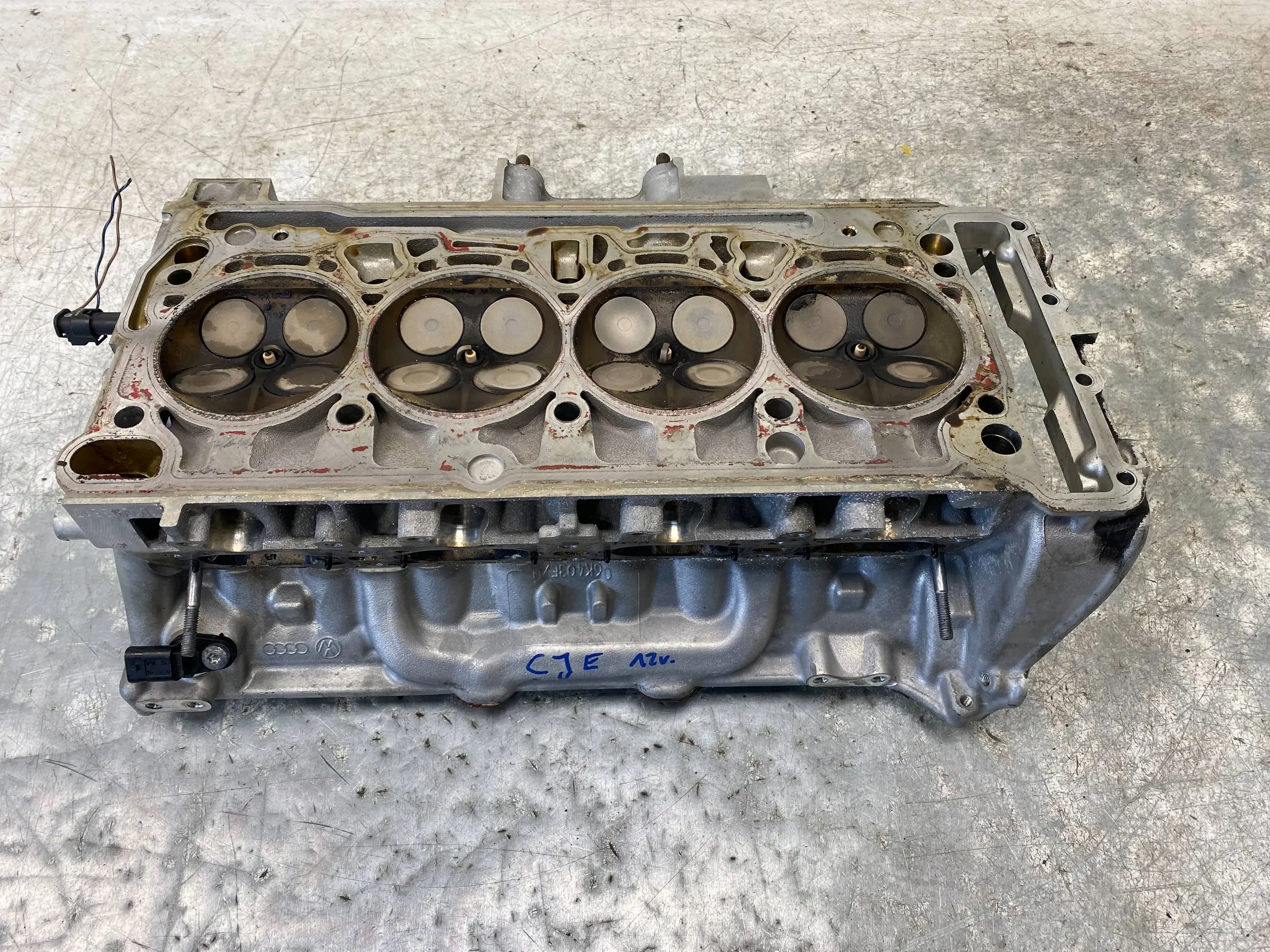 AUDI A4 B8 LIFT 1.8 TFSI TESTATA Motore CJE 06K403E