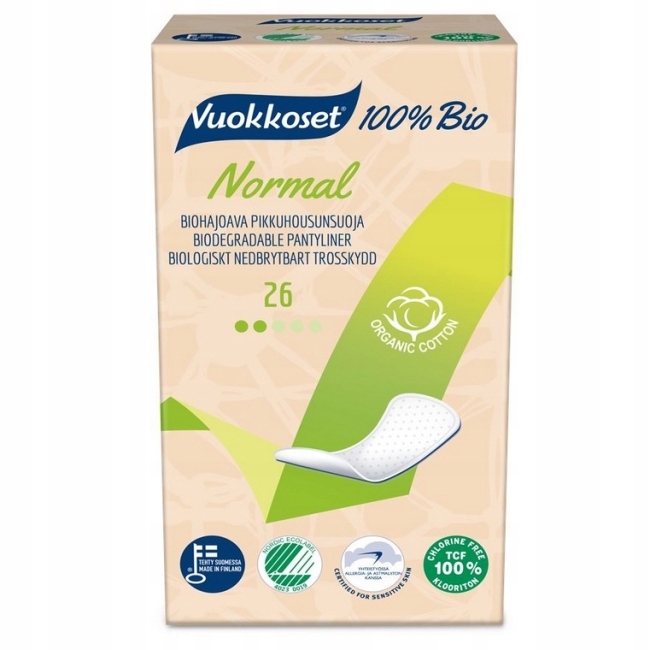 

Vuokkoset wkładki higieniczne normal 26 sztuk Eco