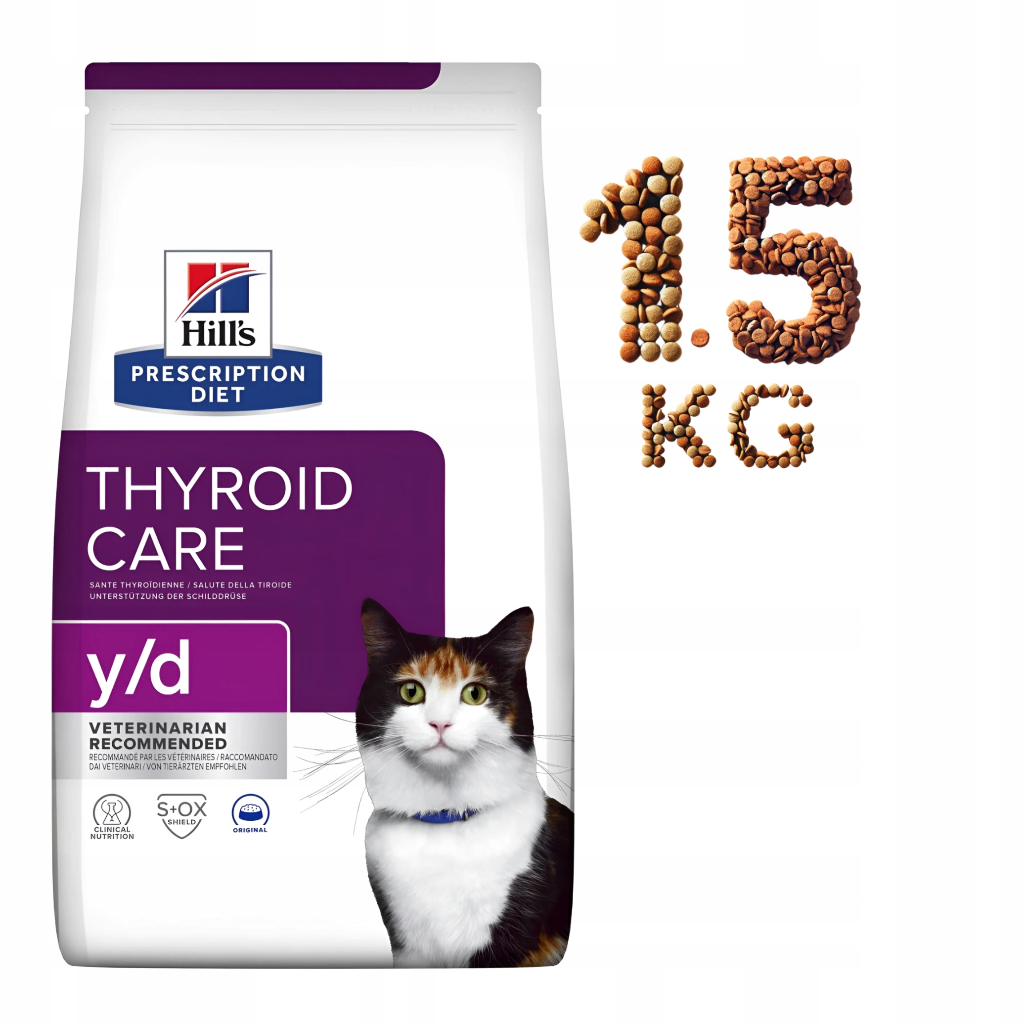 Hill's Prescription Diet Feline y/d Thyroid Care 1,5 kg