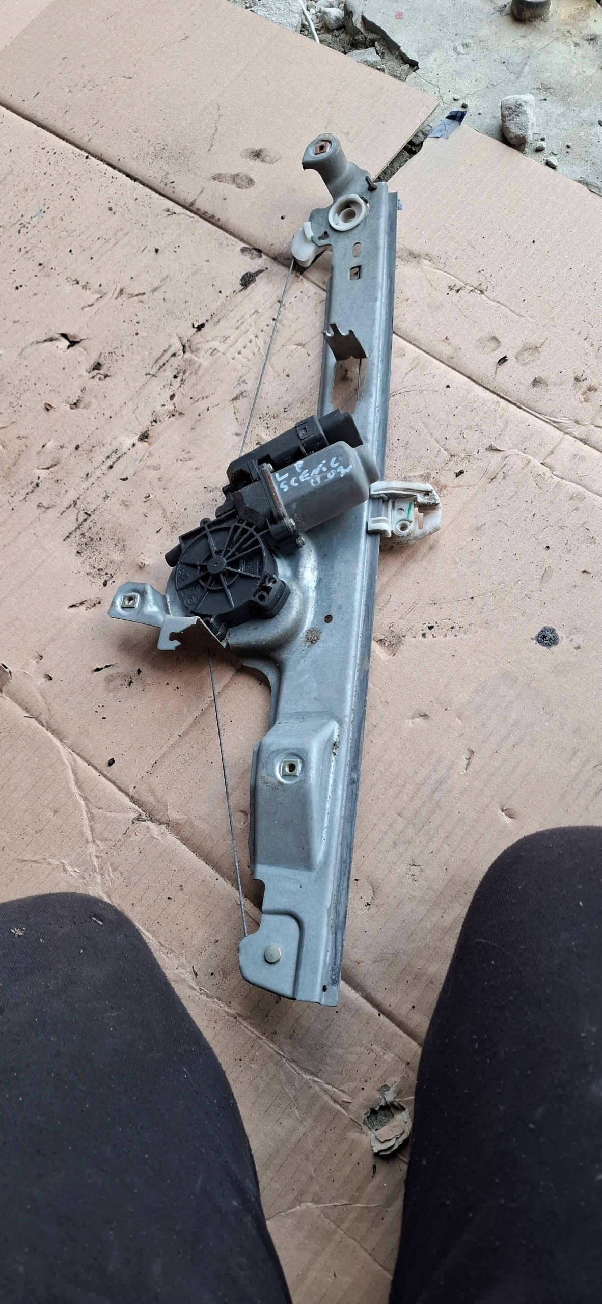 mechanism mini motor windows right front RENAULT SCENIC II